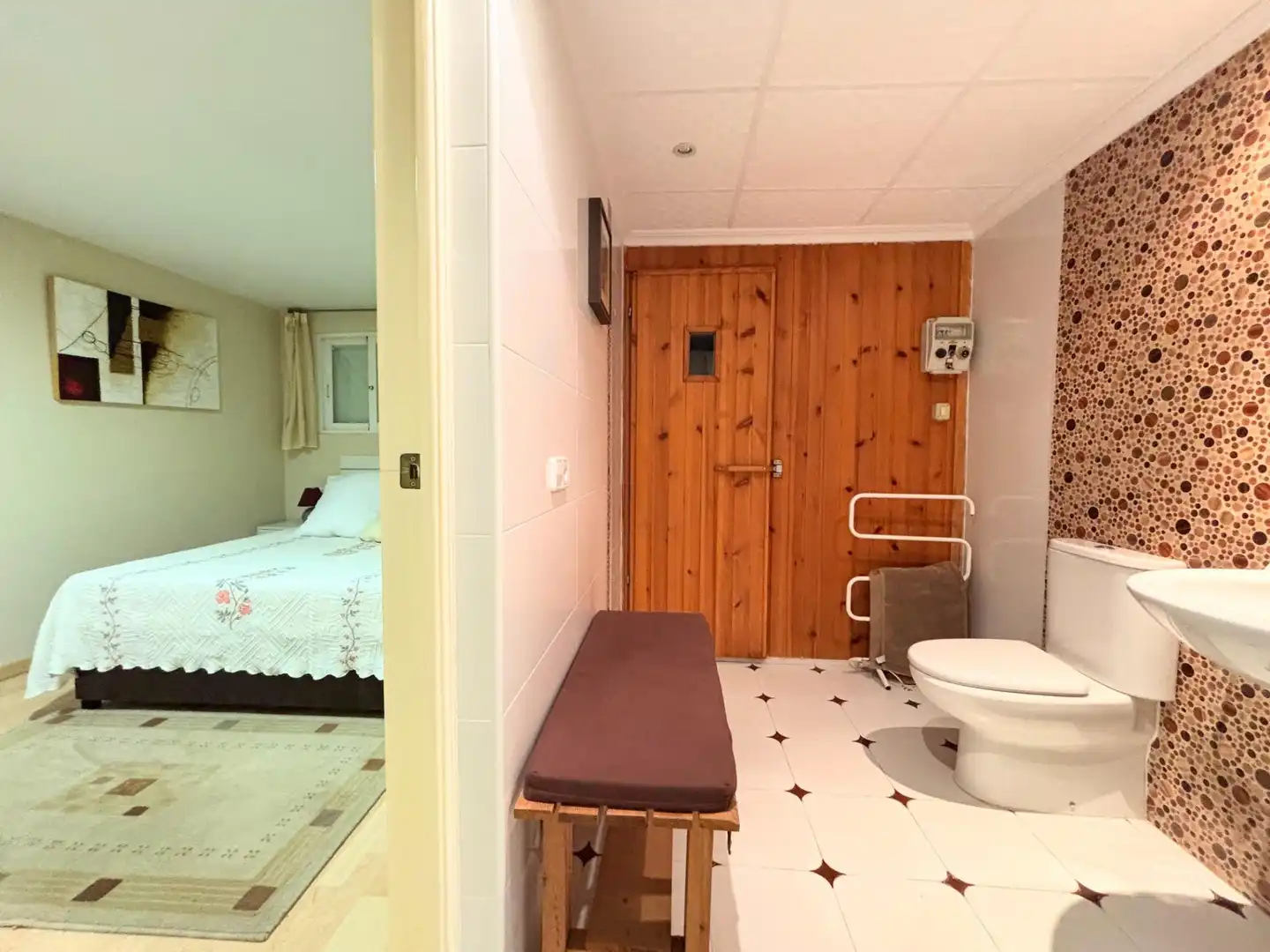 Schlafzimmer von Haus oder Chalet zum Verkauf in Benidorm mit Klimaanlage, Terrasse und Schwimmbad