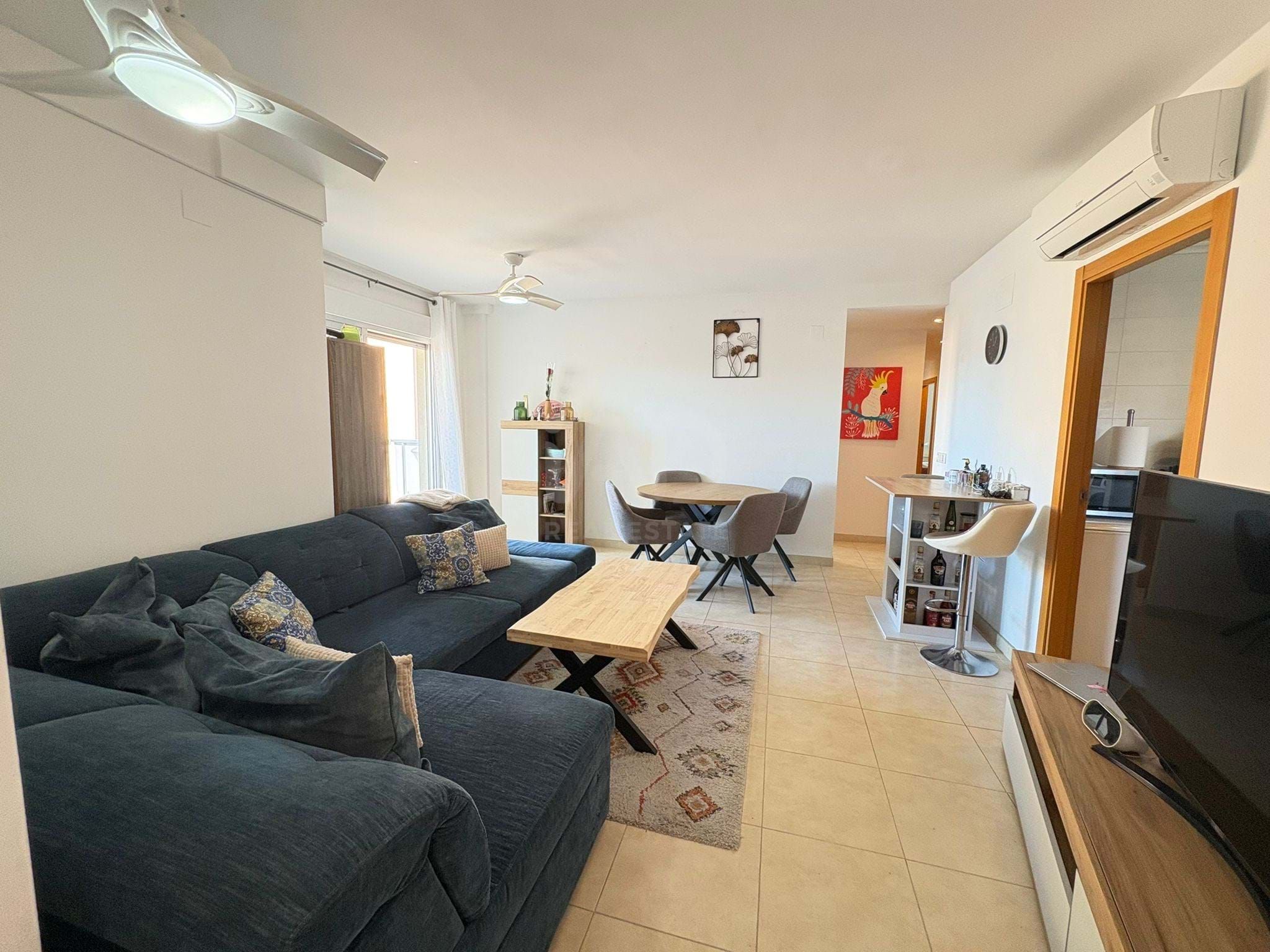 Sala d'estar de Pis en venda en Dénia amb Aire condicionat i Calefacció