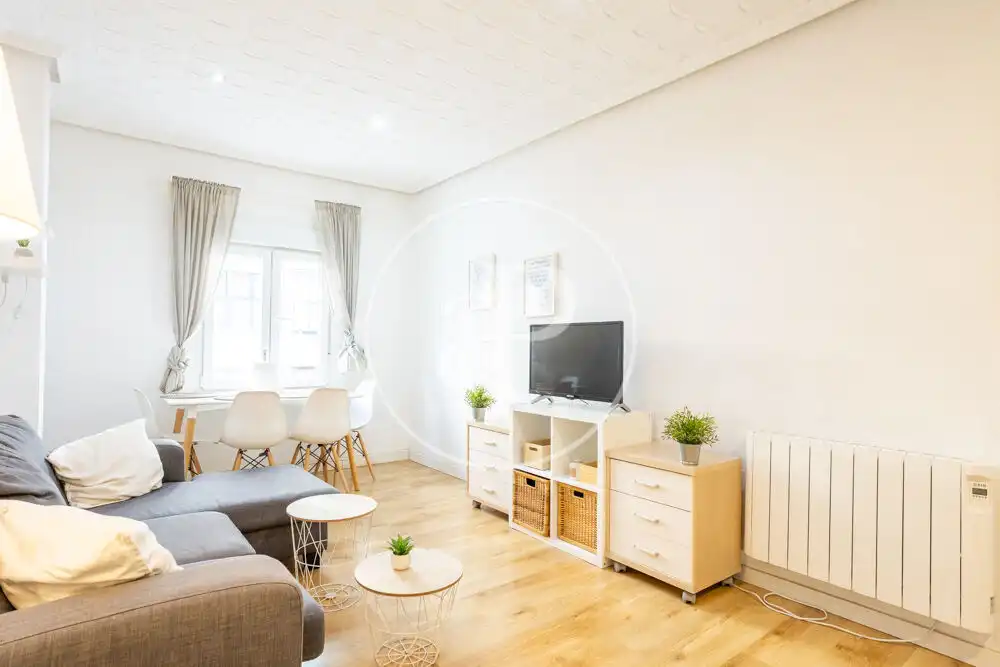 Sala de estar de Piso de alquiler en Valencia con Aire acondicionado, Amueblado y Balcón