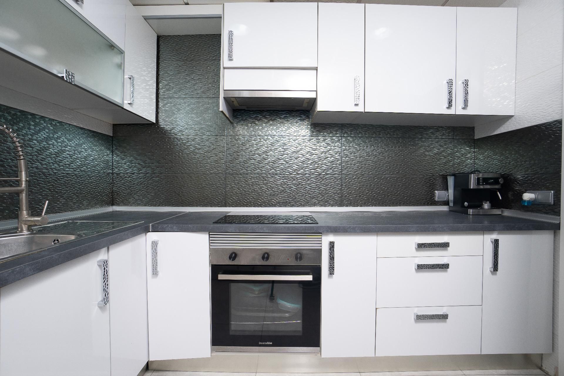 Cocina de Piso en venta en Villajoyosa / La Vila Joiosa con Aire acondicionado y Calefacción