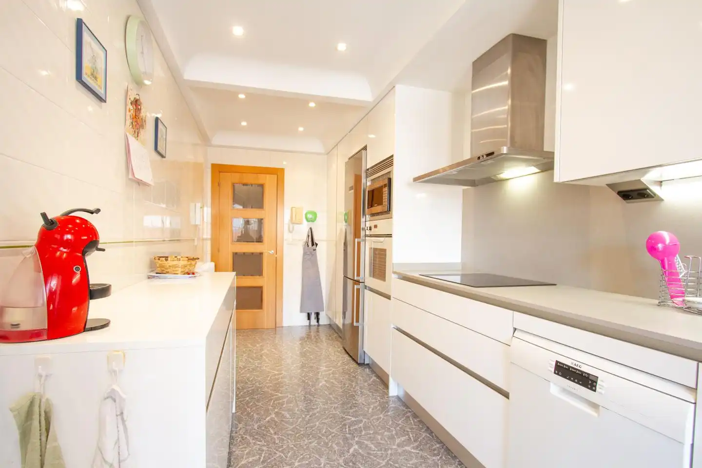Küche von Maisonette zum Verkauf in Villava / Atarrabia mit Klimaanlage, Heizung und Terrasse