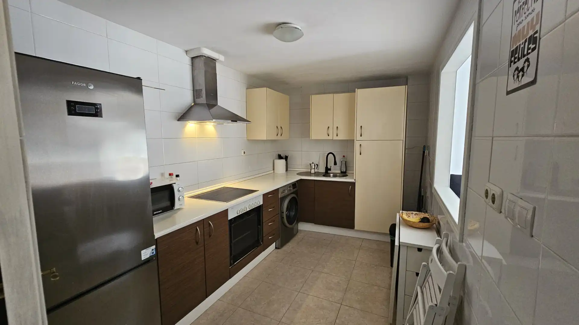 Cocina de Piso de alquiler en Málaga con Aire acondicionado y Amueblado