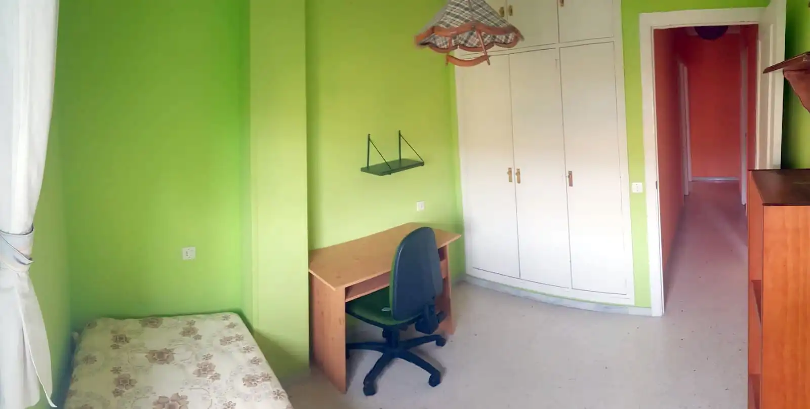 Bedroom of Flat for rent in Cáceres  with Heating, Terrace and Furnished