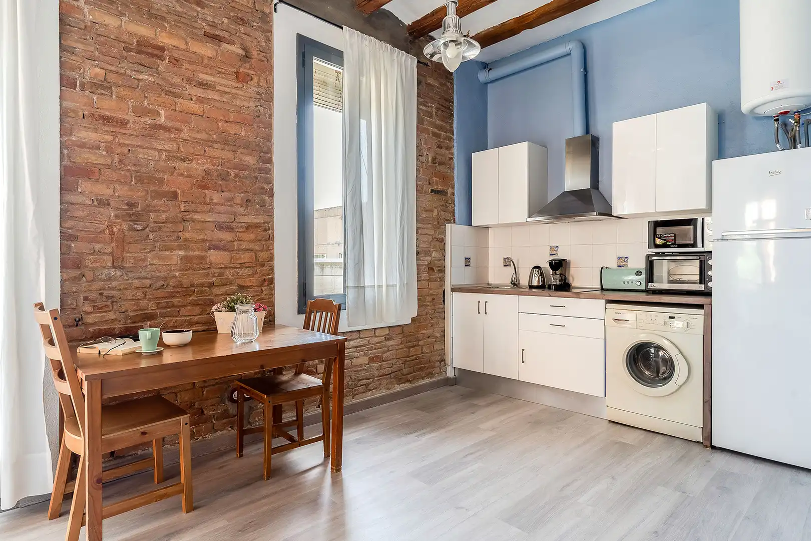 Kitchen of Apartments for sale in Barcelona  with Air Conditioner, Furnished and Washing machine