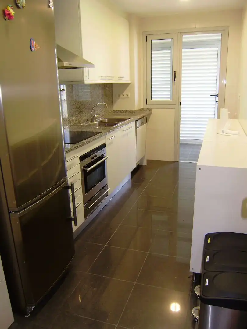 Kitchen of Flat for rent in Badalona  with Air Conditioner, Heating and Terrace