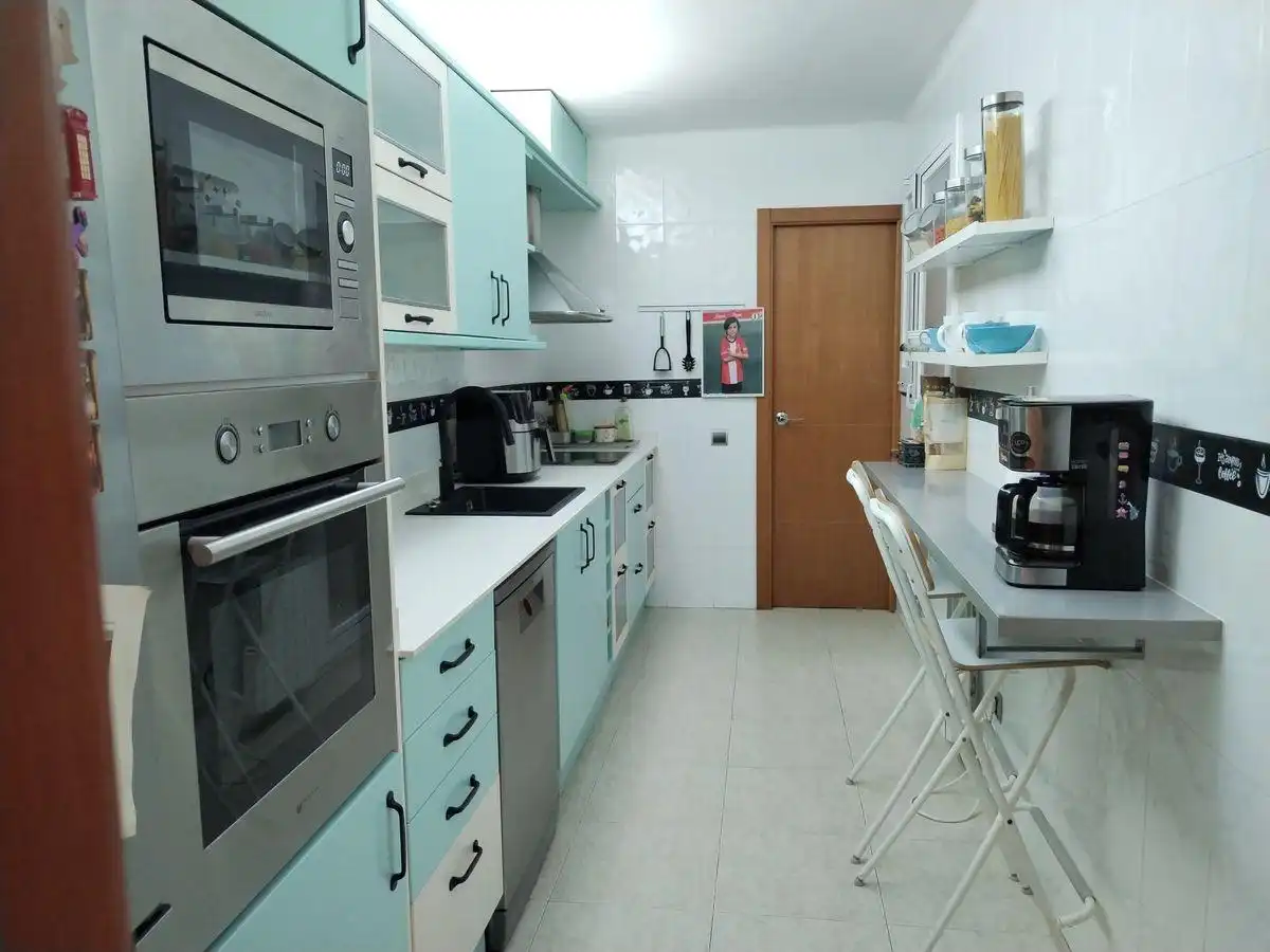 Kitchen of Flat for sale in Tortosa  with Parquet flooring, Terrace and Storage room
