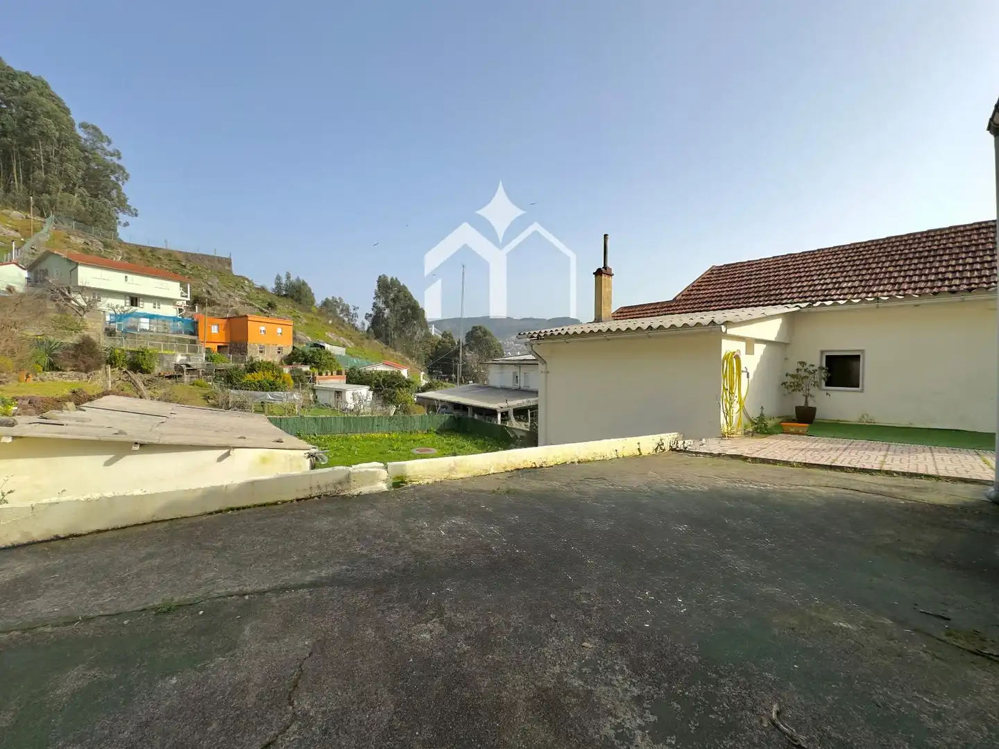 Exterior view of Houses for sale in Moaña  with Heating, Private garden and Parquet flooring