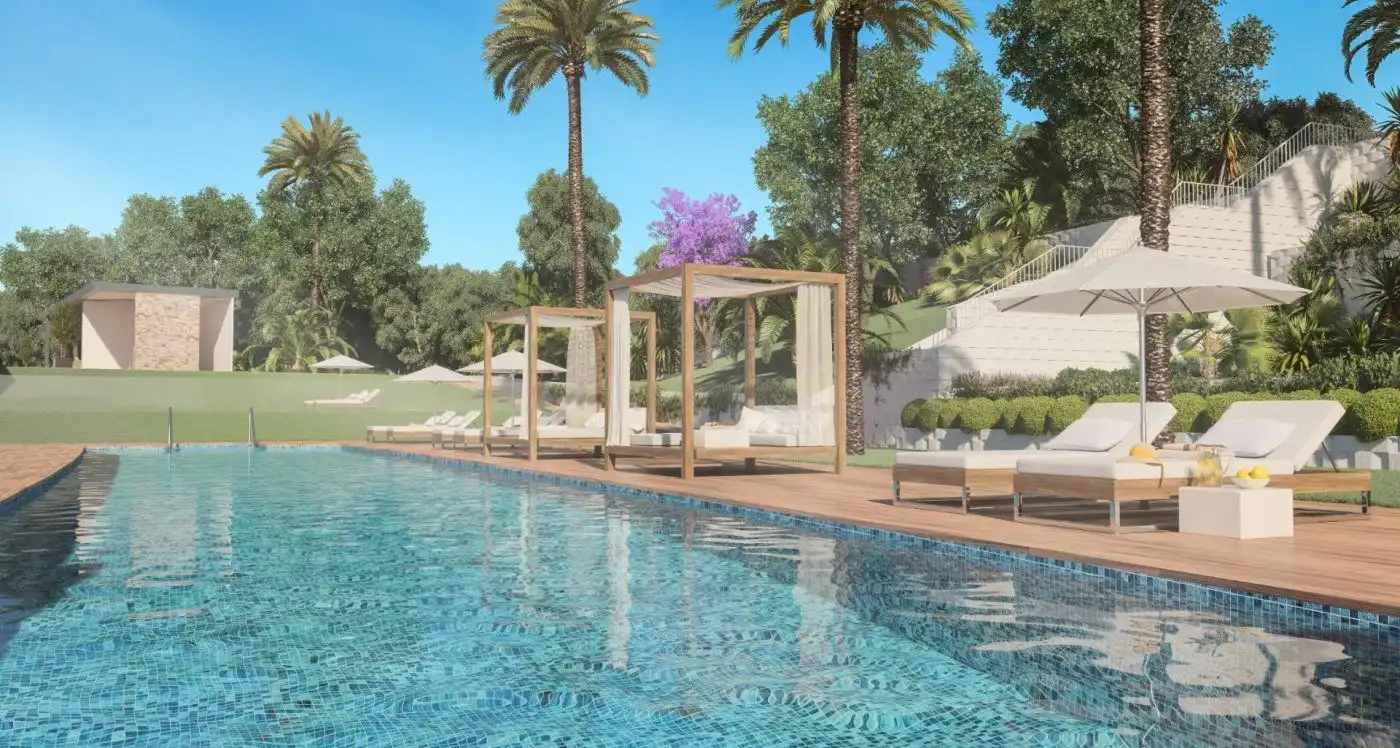 Apartament amb piscina en venda a Estepona Pueblo