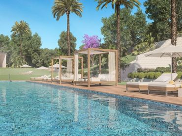 Apartamento con piscina en venta en Estepona Pueblo