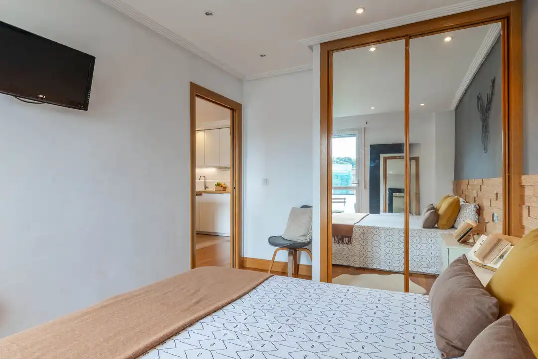 Schlafzimmer von Wohnung zum Verkauf in Pasaia mit Heizung und Terrasse