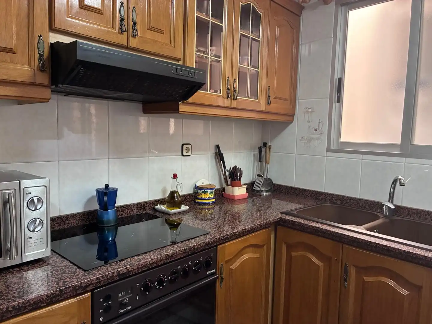 Kitchen of Flat for sale in Cullera  with Oven and Balcony