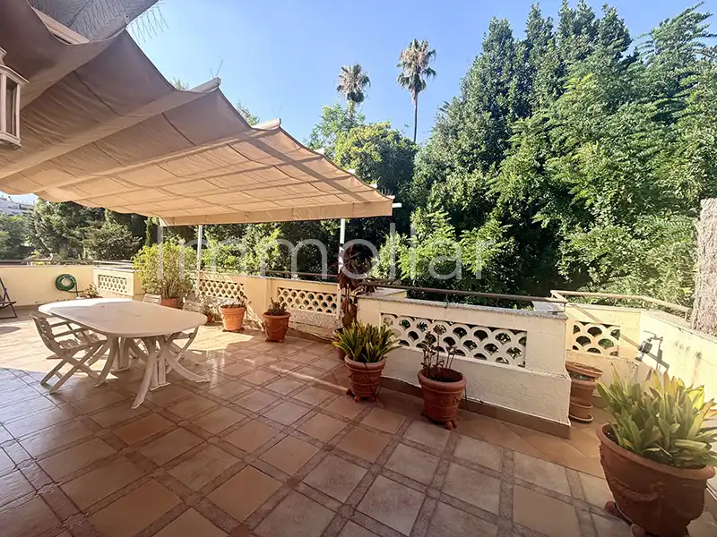 Terrace of Attic for rent in Barcelona  with Air Conditioner, Heating and Parquet flooring