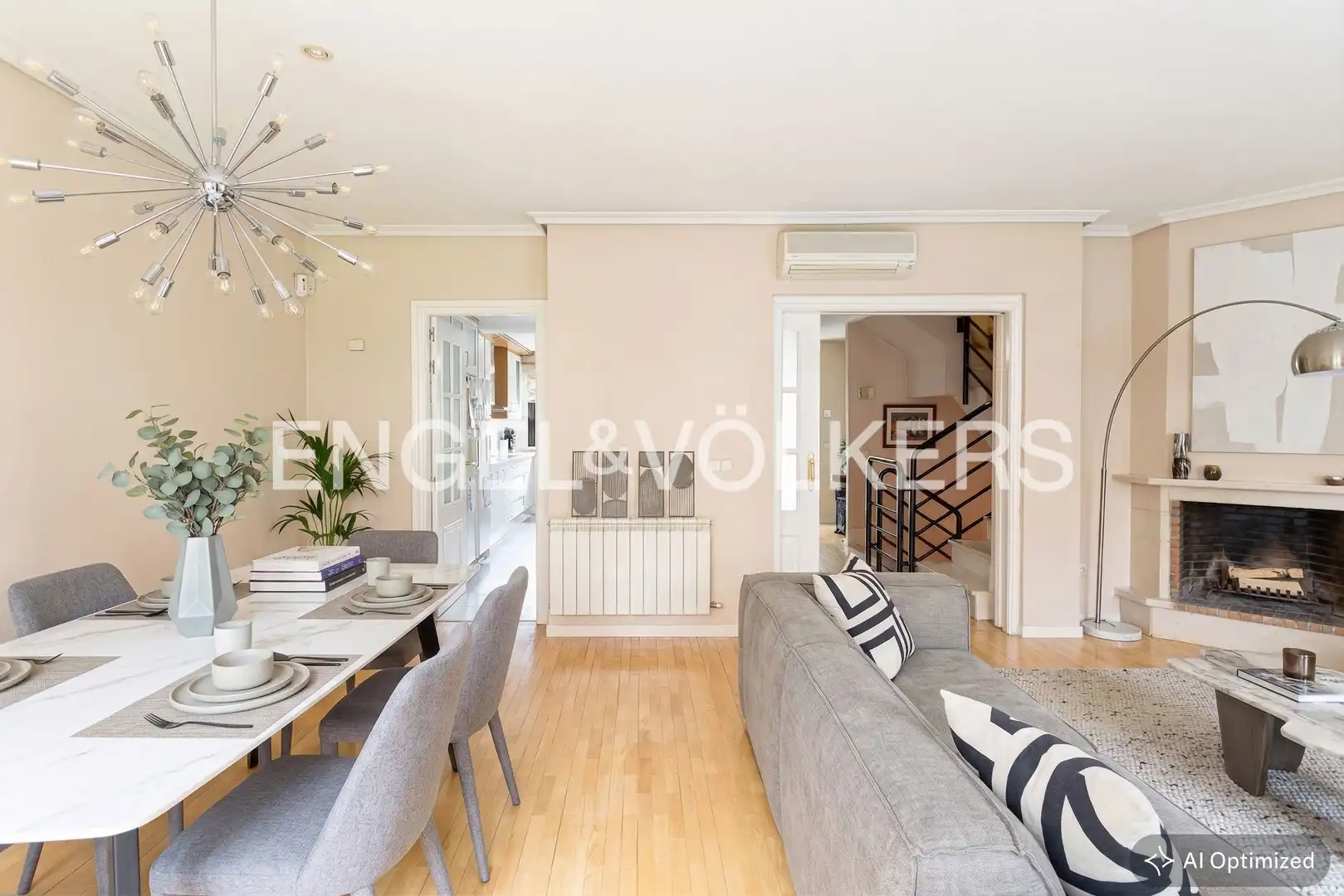 Sala de estar de Casa o chalet en venta en Madrid con Aire acondicionado, Calefacción y Jardín privado