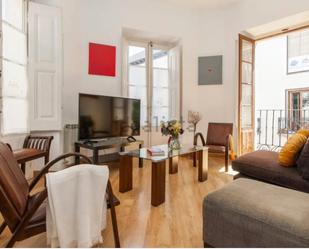 Living room of Flat to rent in  Madrid Capital  with Air Conditioner, Heating and Furnished