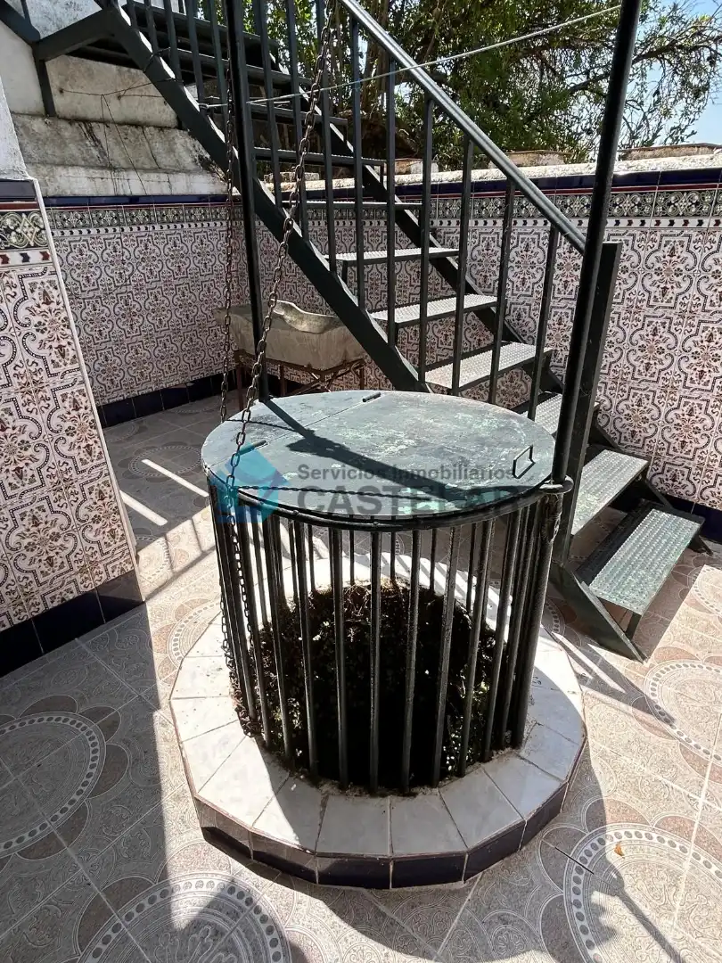 Terraza de Casa adosada en venta en Higuera de Vargas con Amueblado