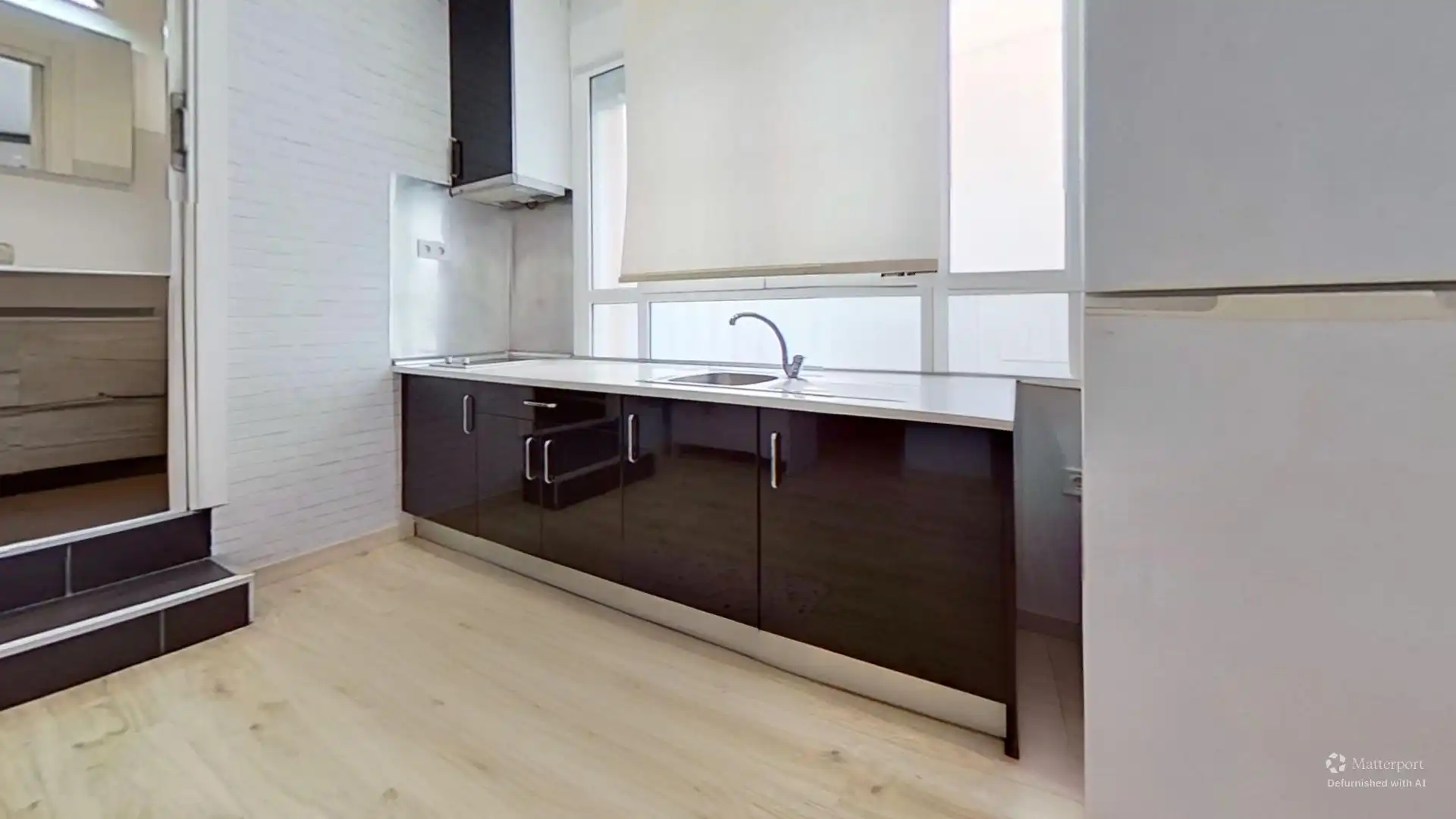 Cocina de Estudio de alquiler en Madrid con Aire acondicionado, Calefacción y Amueblado