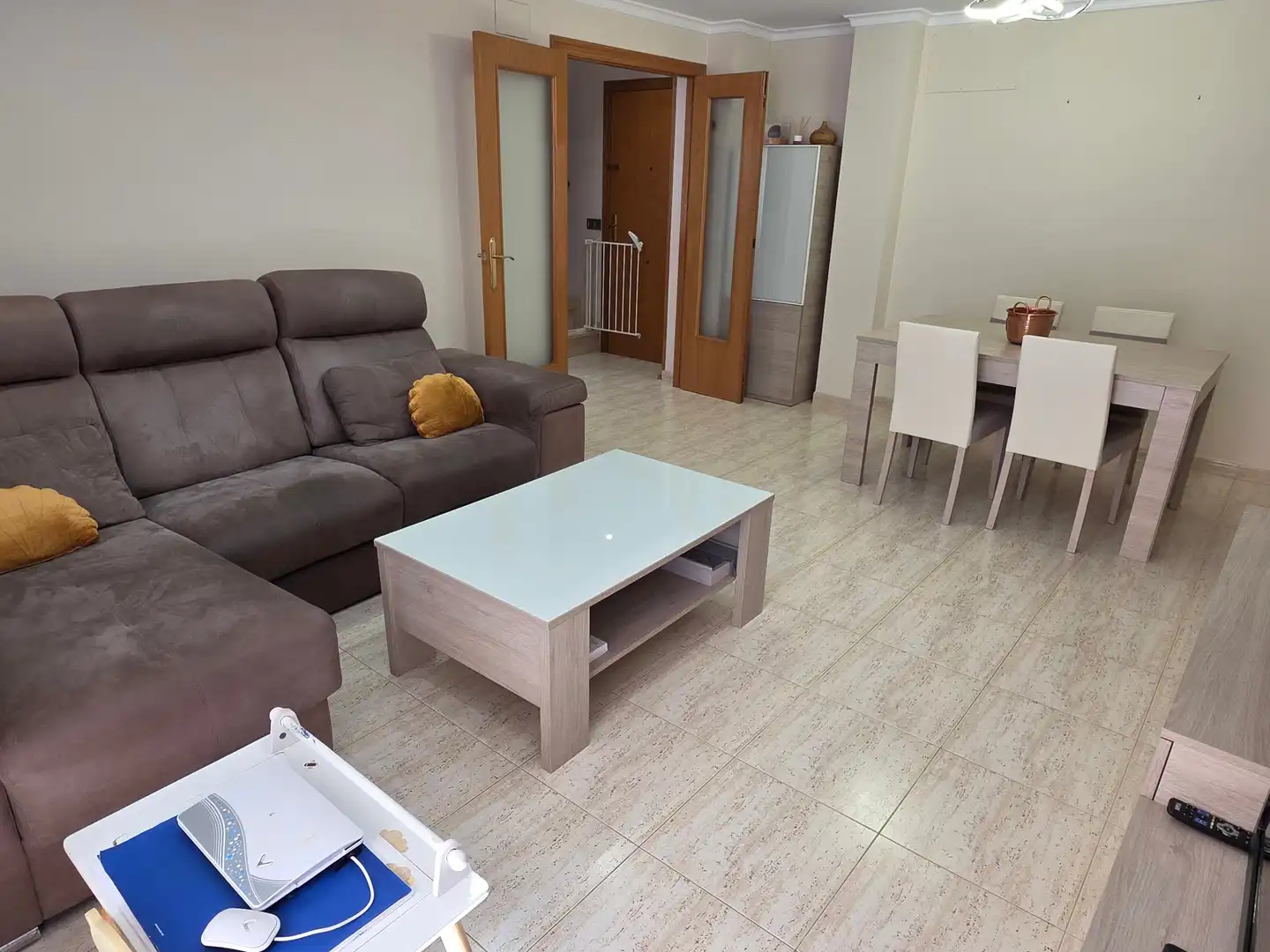 Sala de estar de Piso en venta en Almazora / Almassora con Aire acondicionado, Terraza y Trastero