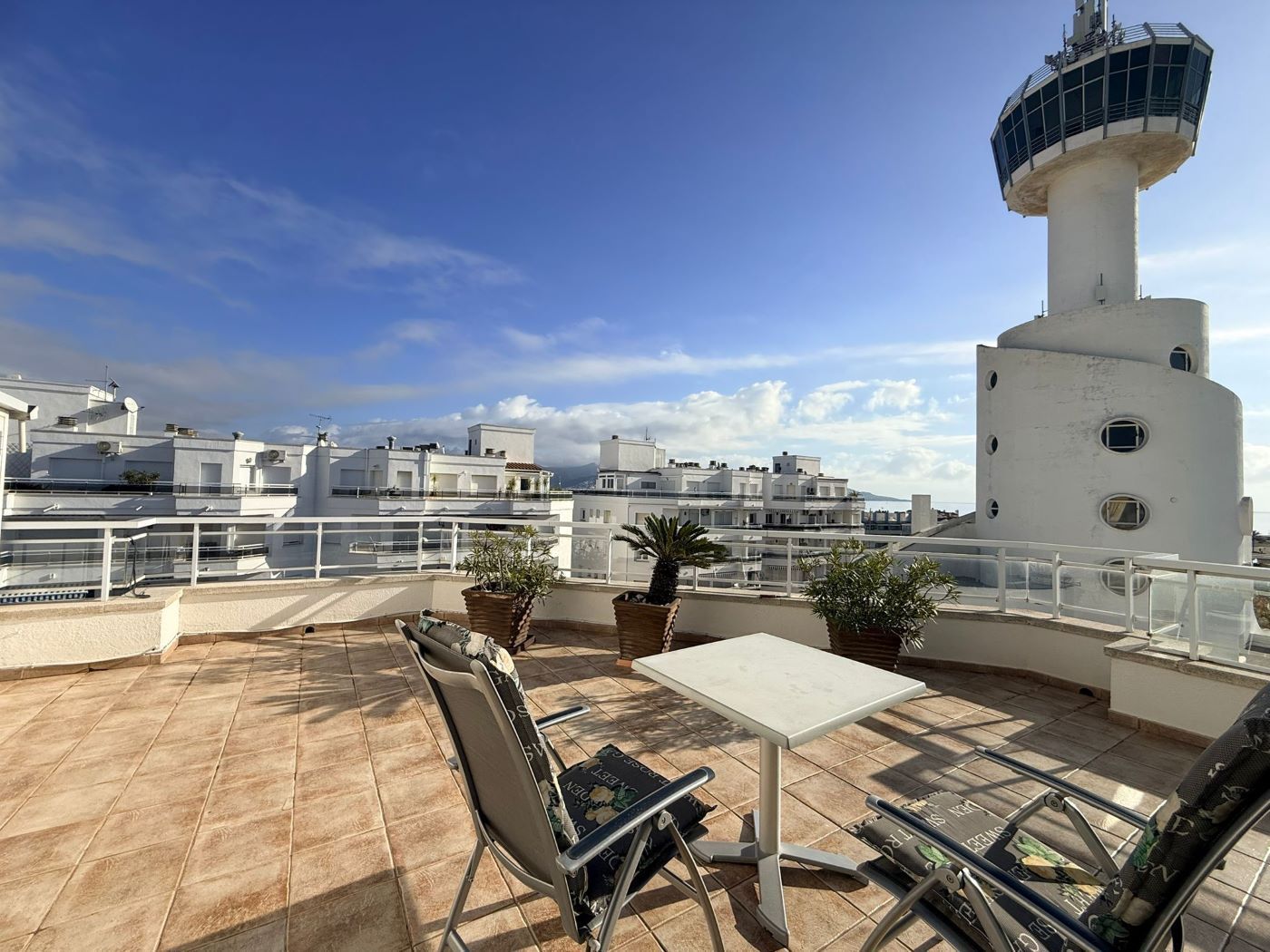 Terrace of Attic for sale in Empuriabrava  with Air Conditioner, Heating and Private garden