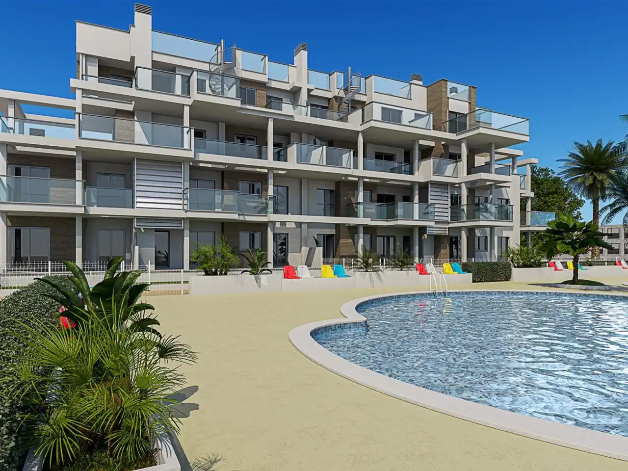 Àtic amb piscina en venda a Las Marinas / Les Marines