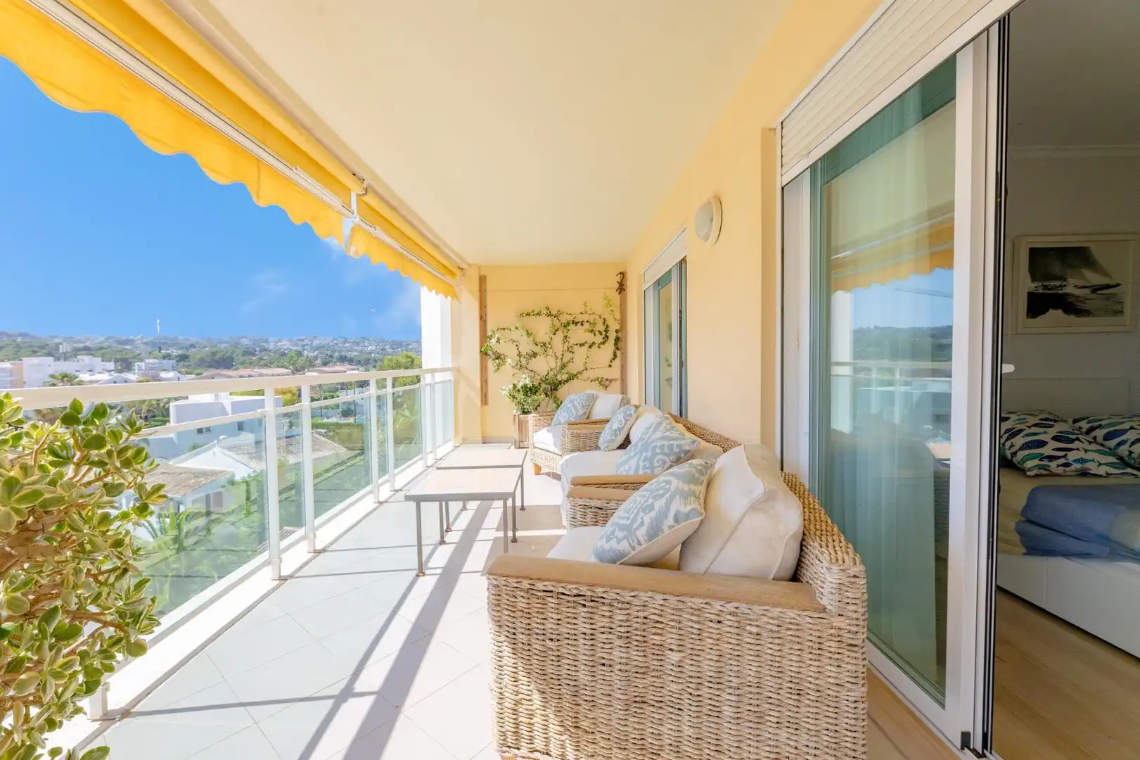 Terraza de Piso en venta en Jávea / Xàbia con Aire acondicionado, Jardín privado y Terraza