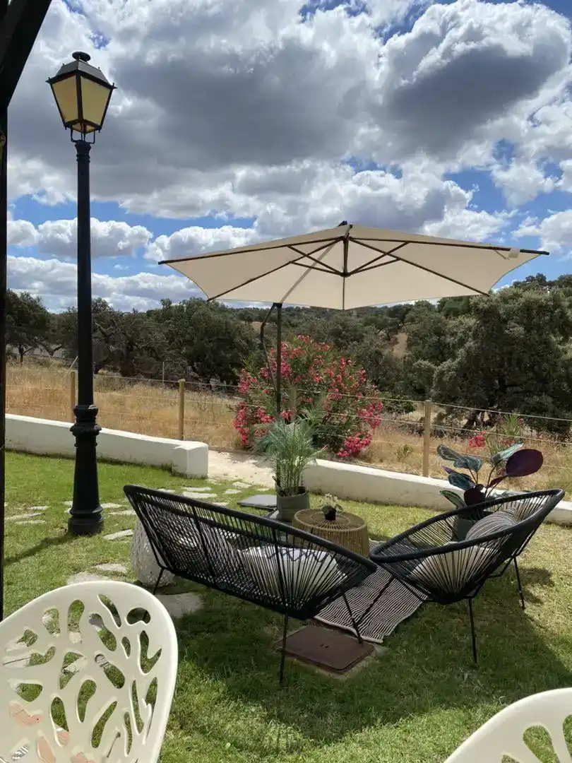 Terrasse von Wohnung zur Miete in El Ronquillo mit Klimaanlage, Parkett und Möbliert