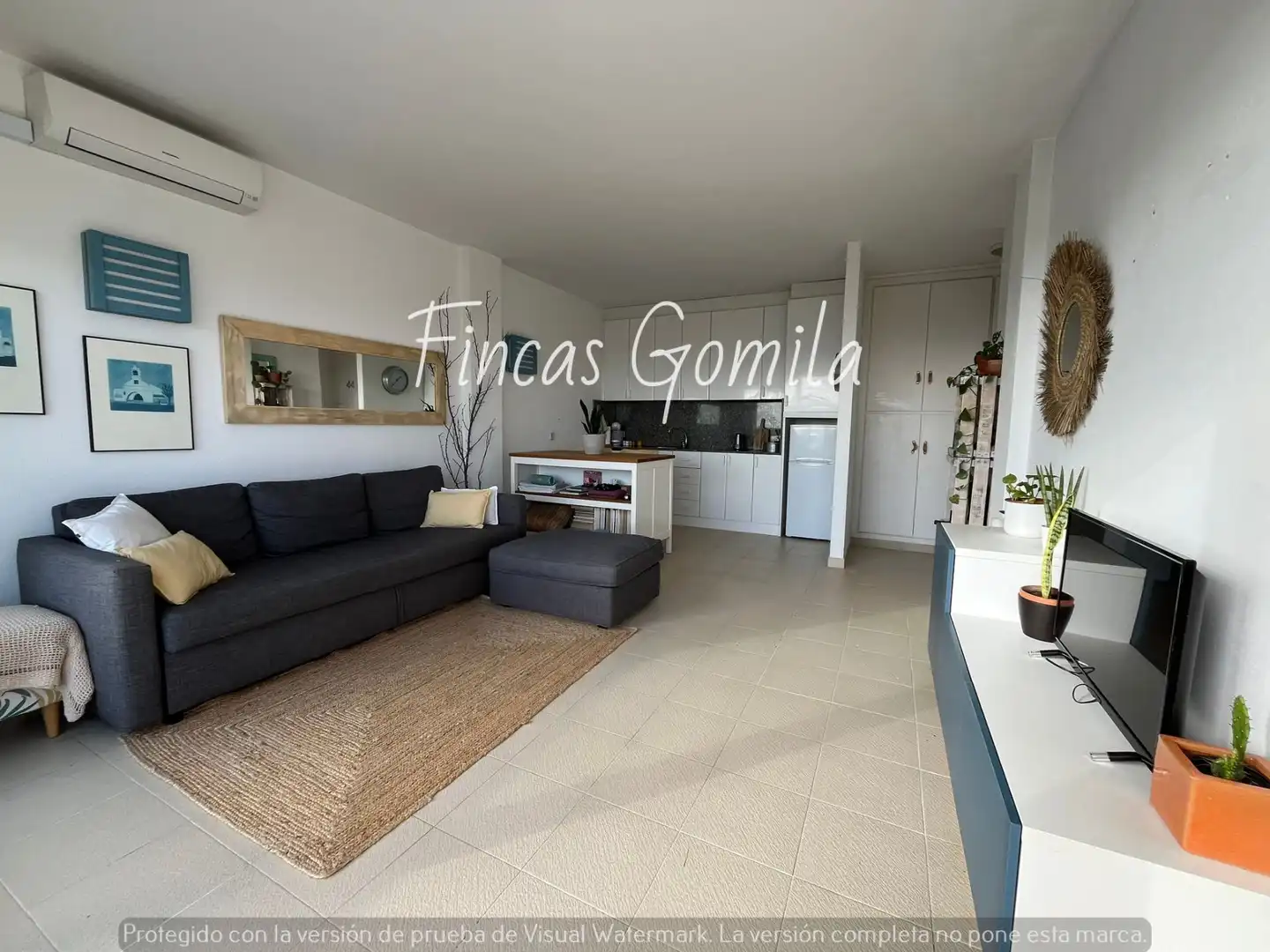 Sala de estar de Apartamento en venta en Es Mercadal con Jardín privado, Terraza y Amueblado