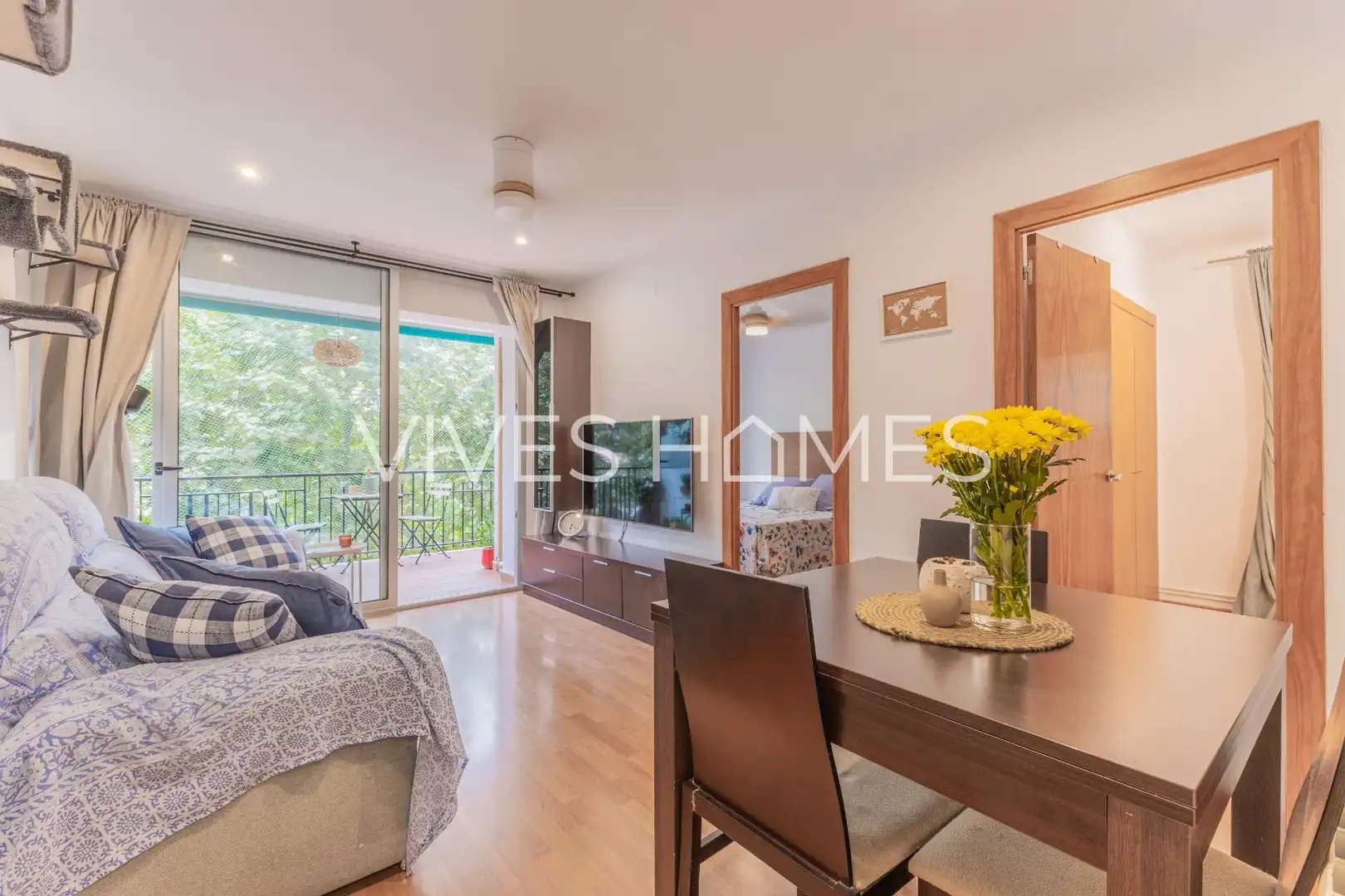 Sala de estar de Piso en venta en Caldes d'Estrac con Calefacción, Terraza y Trastero