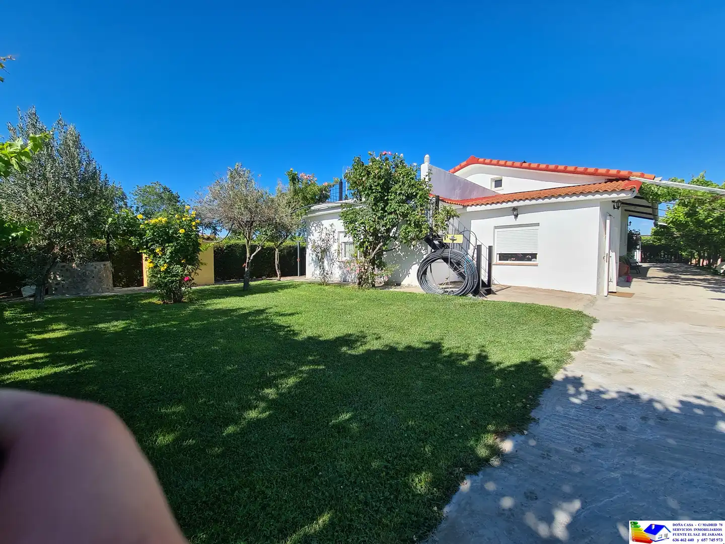 Jardín de Casa o chalet en venta en Fuente El Saz de Jarama con Aire acondicionado, Calefacción y Jardín privado