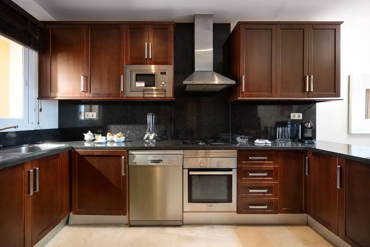 Kitchen of Flat for sale in El Faro de Calaburra - Chaparral