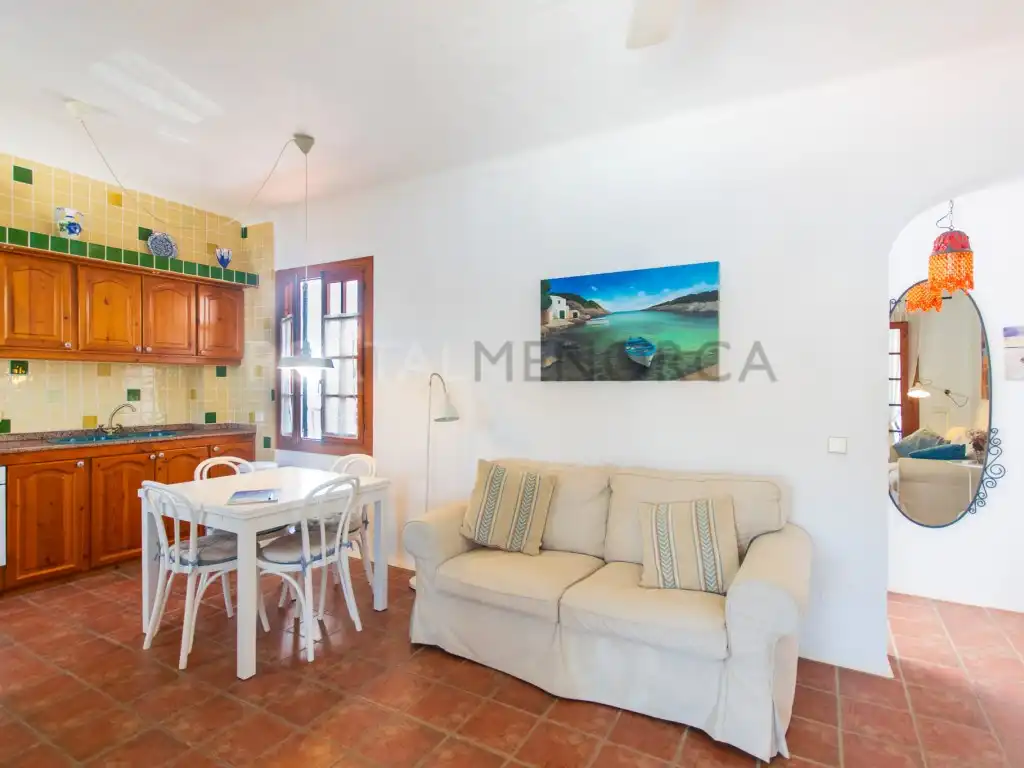 Sala de estar de Apartamento en venta en Es Mercadal con Aire acondicionado y Terraza