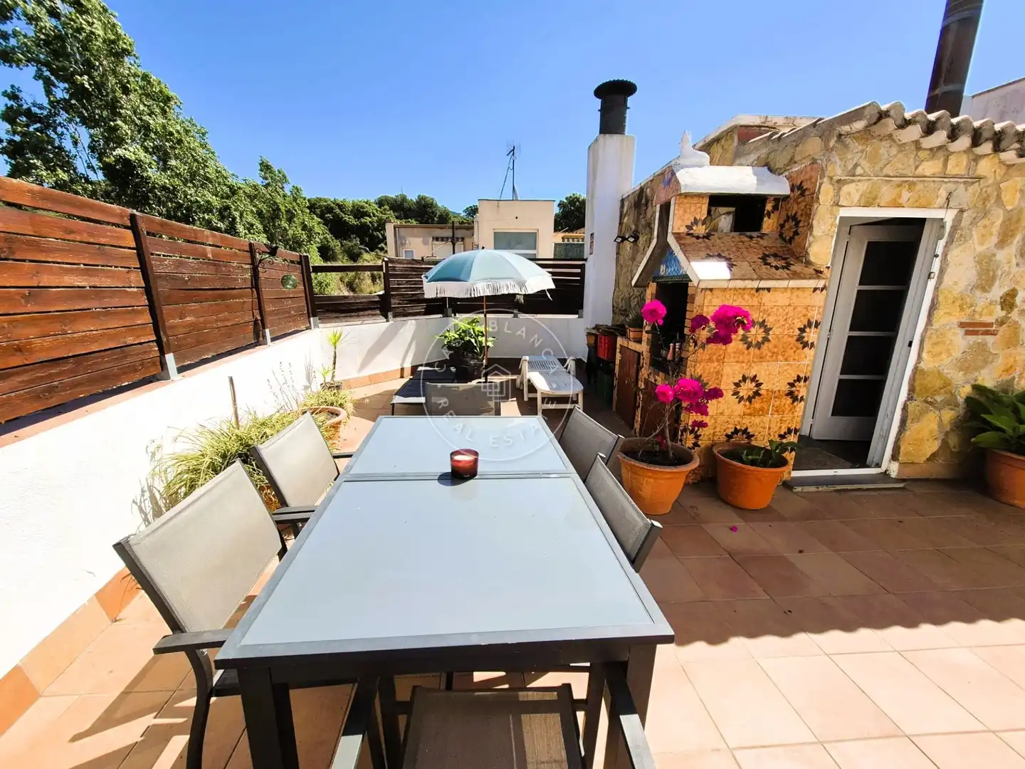 Terrace of Detached homes for sale in Lloret de Mar  with Heating, Terrace and Storage room