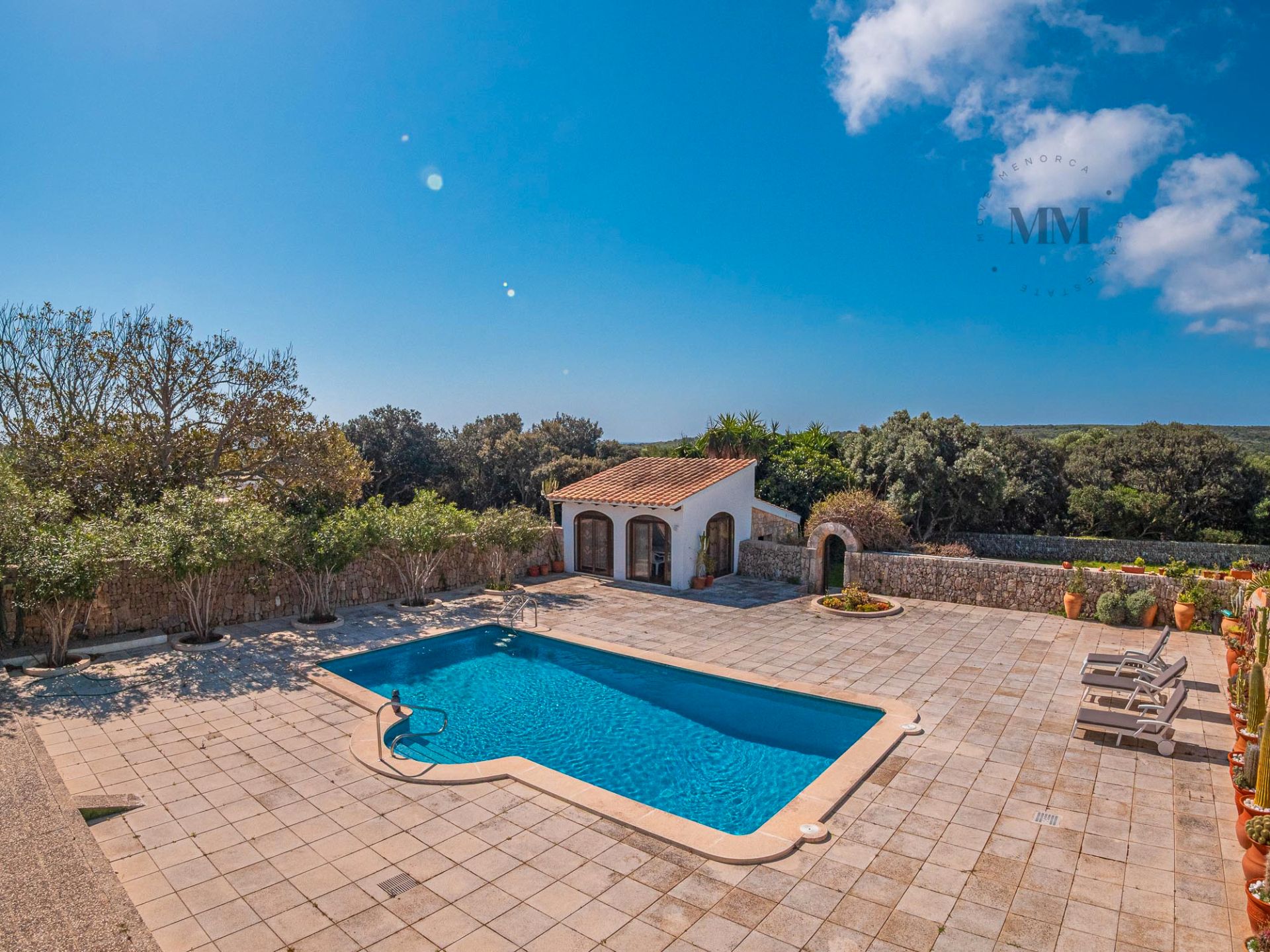 Piscina de Casa o xalet en venda en Sant Lluís amb Aire condicionat, Calefacció i Jardí privat