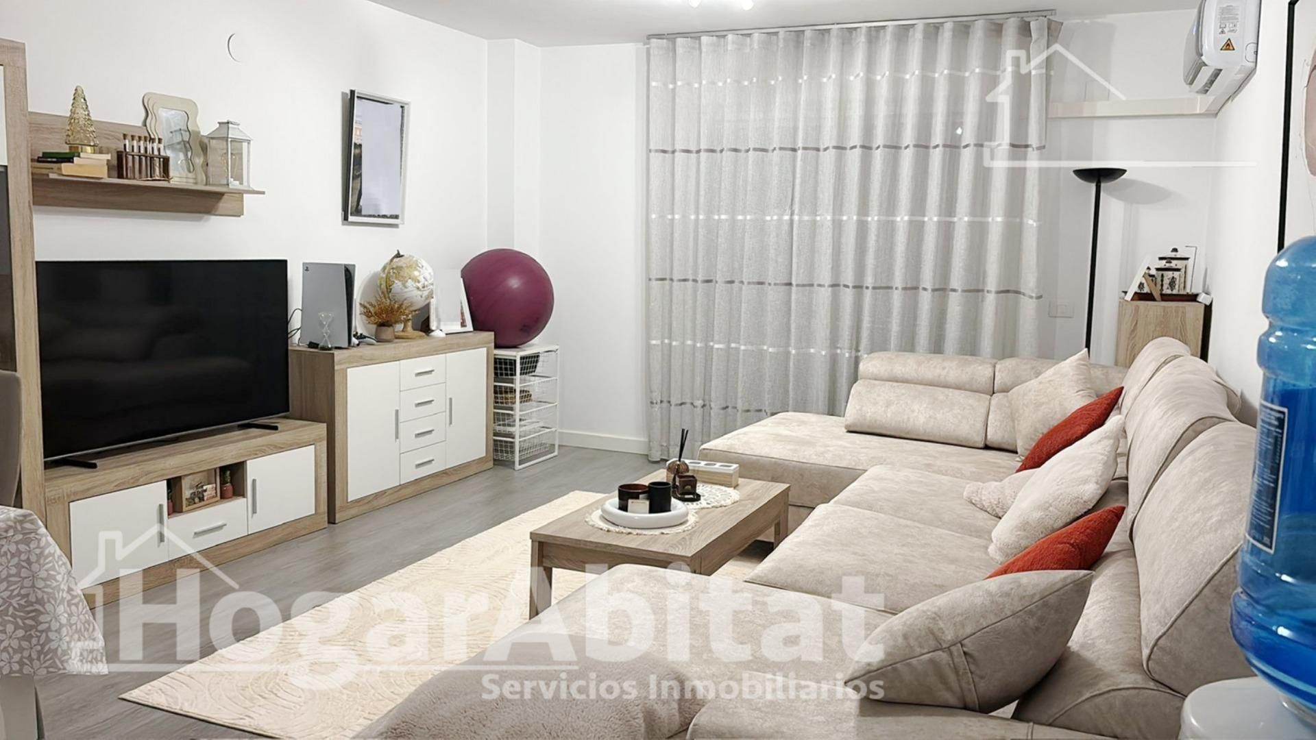 Sala d'estar de Pis en venda en Vila-real amb Aire condicionat, Parquet i Traster