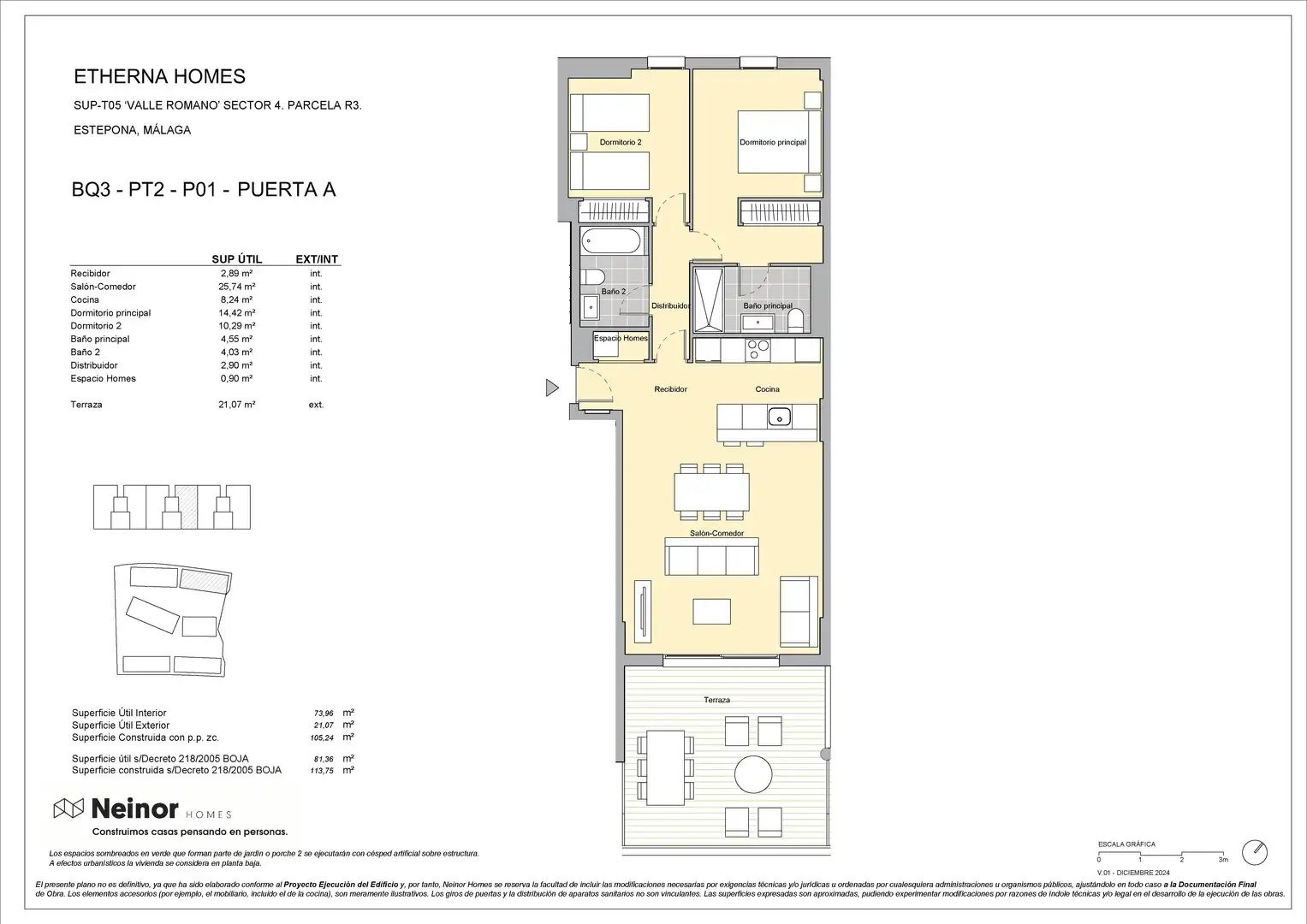 Flat for sale in Calle Villa Borghese, Valle Romano Golf