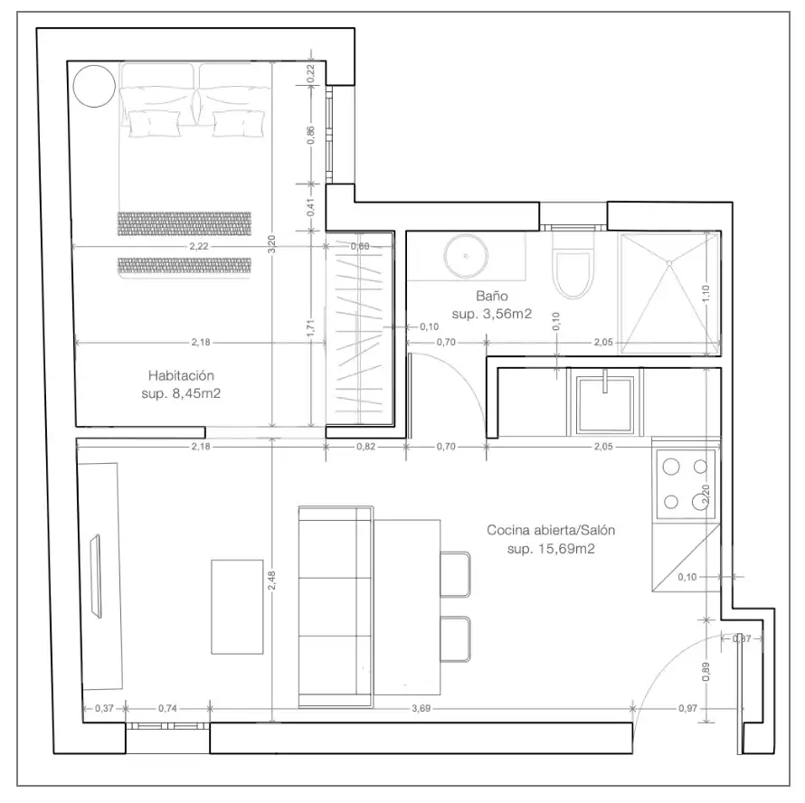 Apartament en venda en Madrid amb Aire condicionat, Calefacció i Moblat