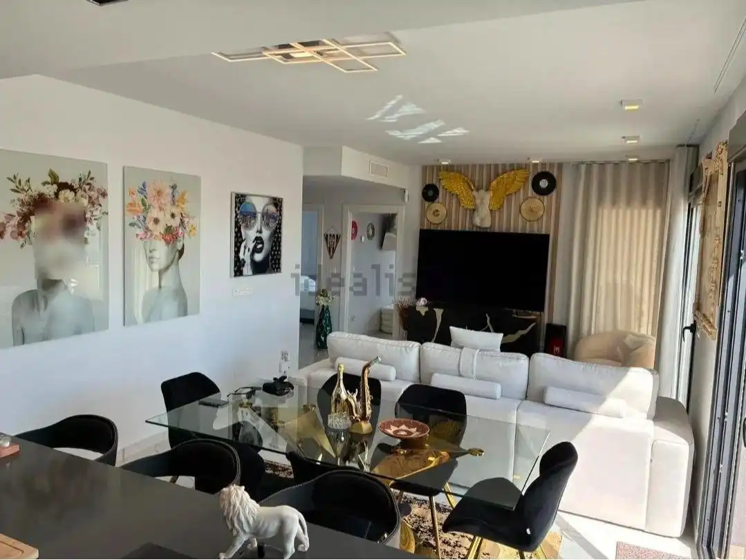 Sala d'estar de Àtic en venda en Orihuela amb Calefacció, Jardí privat i Piscina