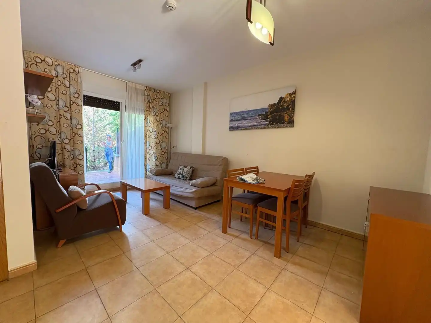 Sala de estar de Apartamento en venta en Águilas con Terraza