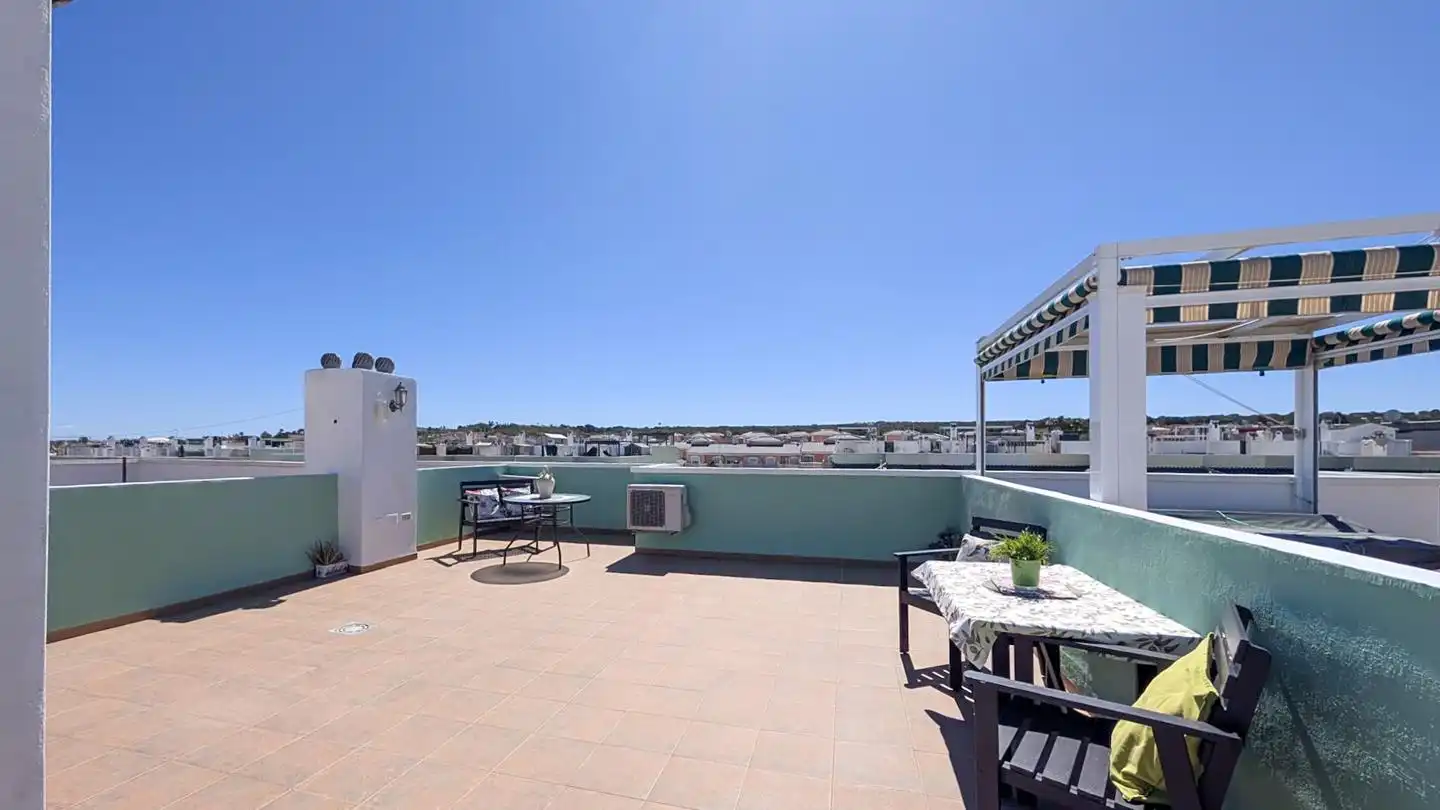 Terraza de Casa adosada en venta en Santa Pola con Aire acondicionado, Jardín privado y Terraza