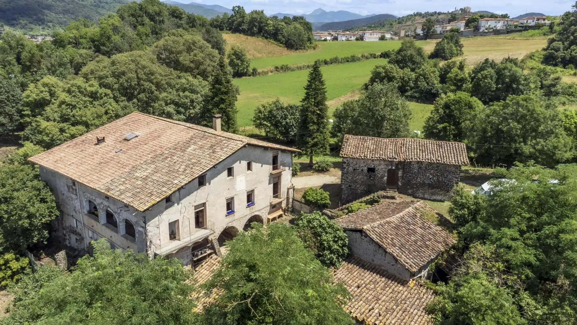 Vista exterior de Casa o xalet en venda en Olot