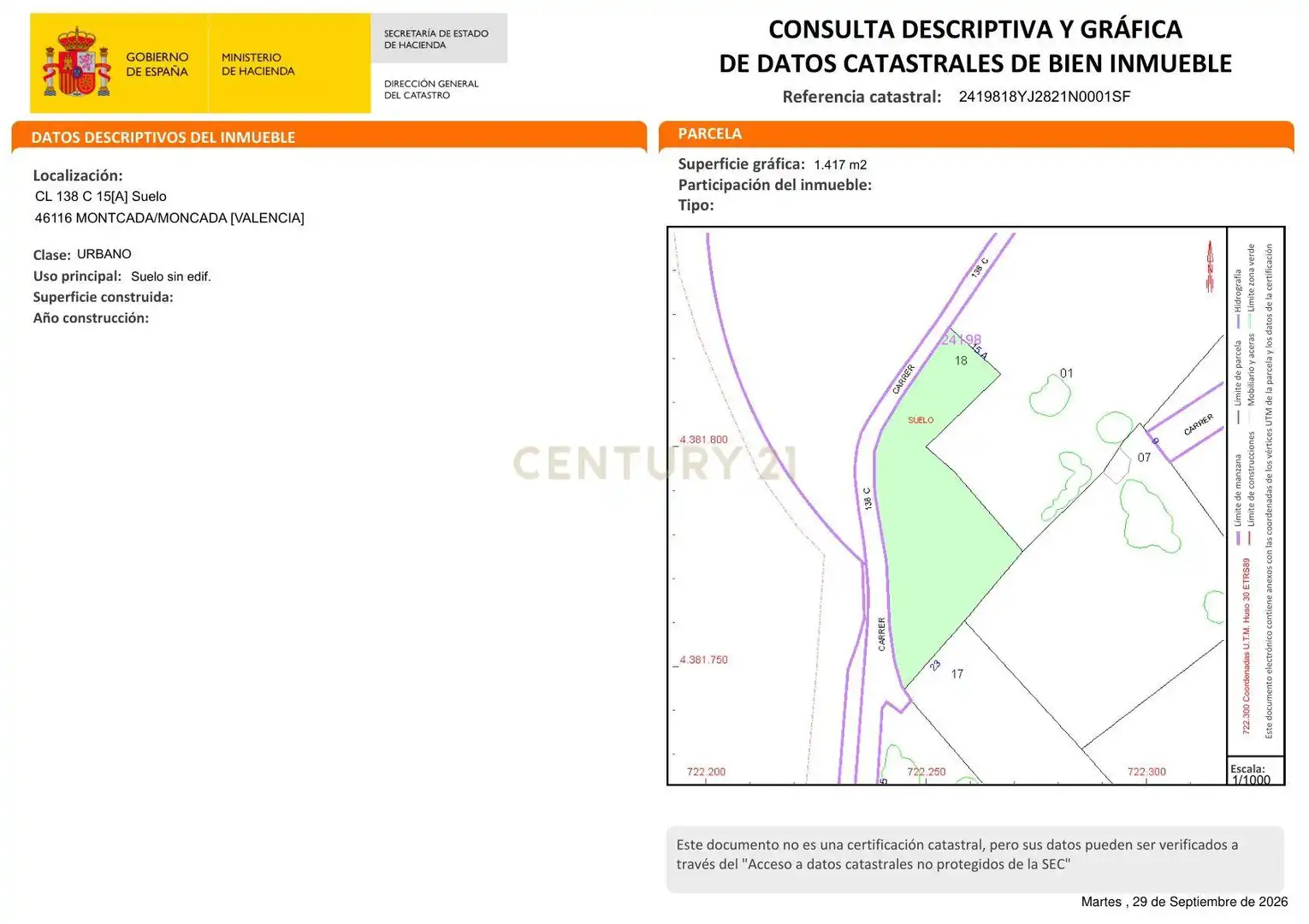 Terreny residencial en venda a Masías, Spain, imagen 12