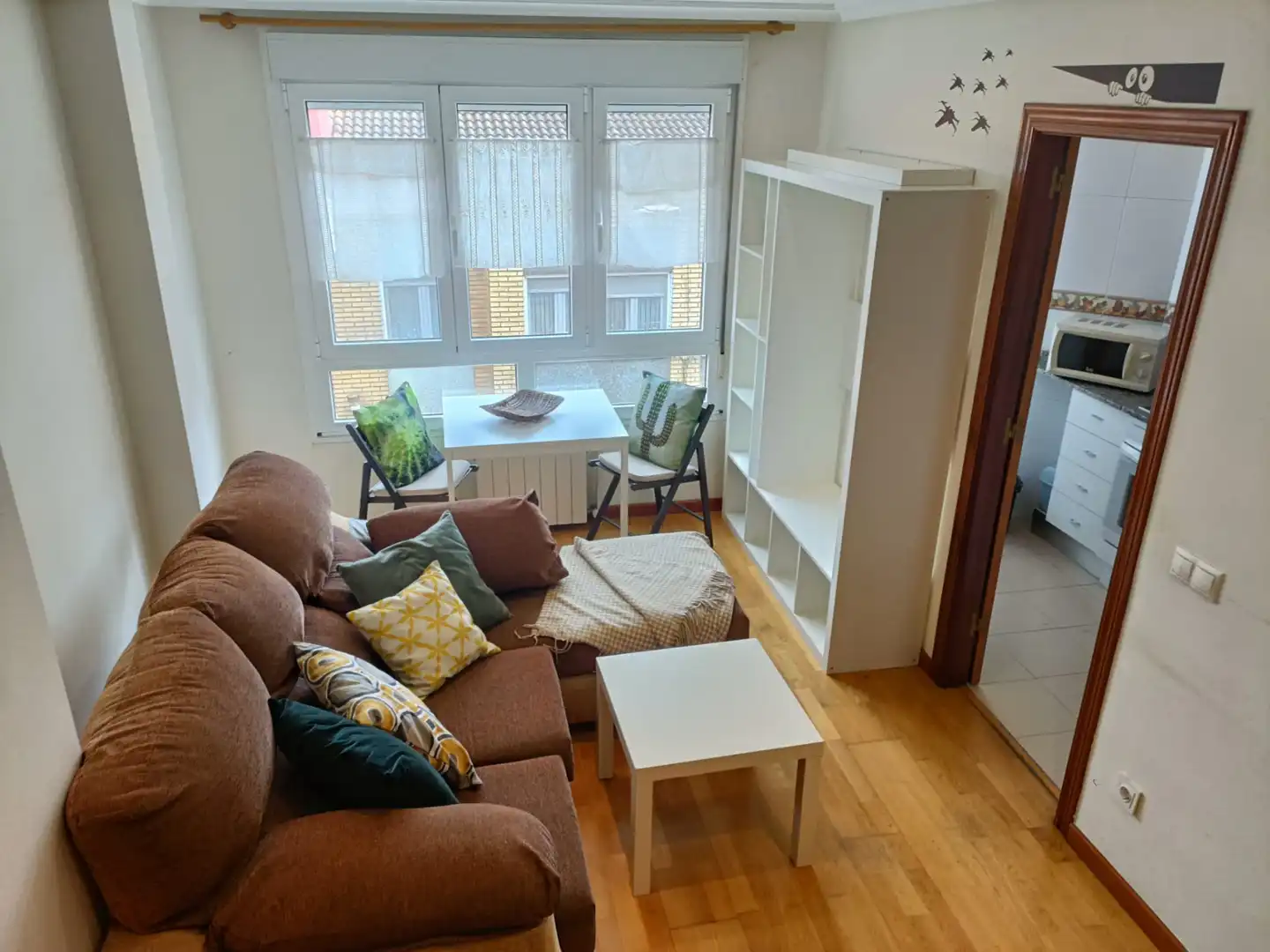 Sala de estar de Piso en venta en Gijón  con Calefacción, Parquet y Trastero