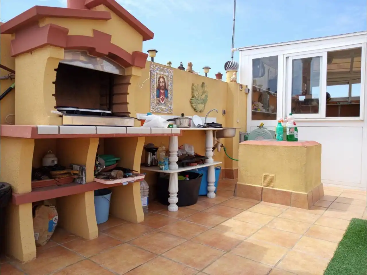 Cuina de Casa o xalet en venda en El Ejido amb Aire condicionat, Parquet i Terrassa