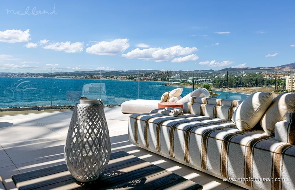 Terraza de Apartamento en venta en Estepona con Aire acondicionado, Calefacción y Terraza