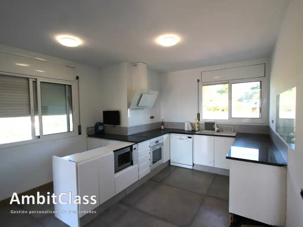 Cocina de Casa o chalet en venta en Bigues i Riells del Fai con Jardín privado, Terraza y Piscina