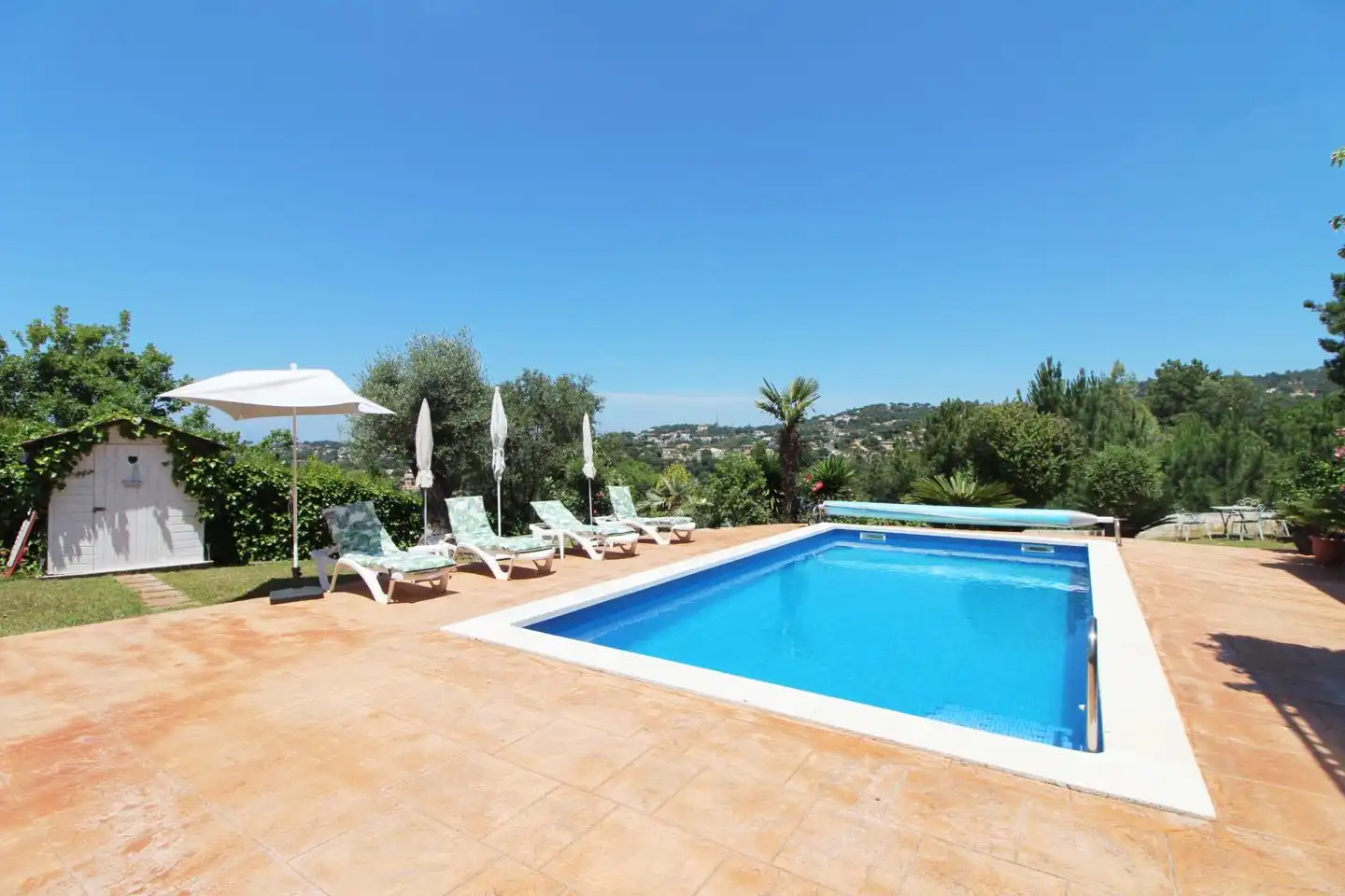 Piscina de Casa o xalet en venda en Lloret de Mar amb Aire condicionat, Jardí privat i Terrassa