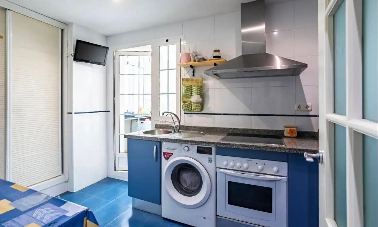 Cocina de Piso de alquiler en Roquetas de Mar con Aire acondicionado, Calefacción y Terraza