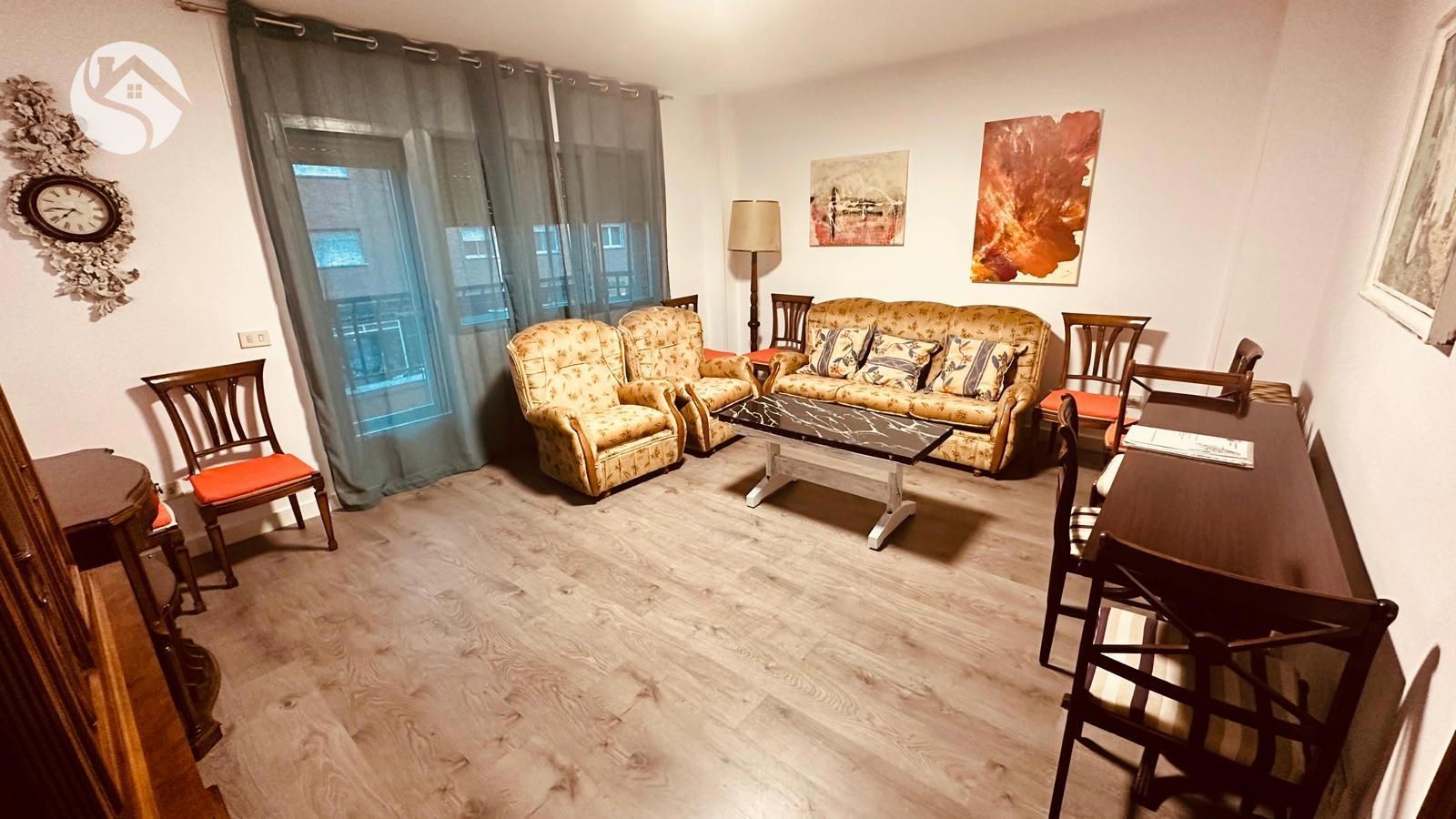 Living room of Flat to rent in Cuenca Capital  with Heating, Storage room and Furnished