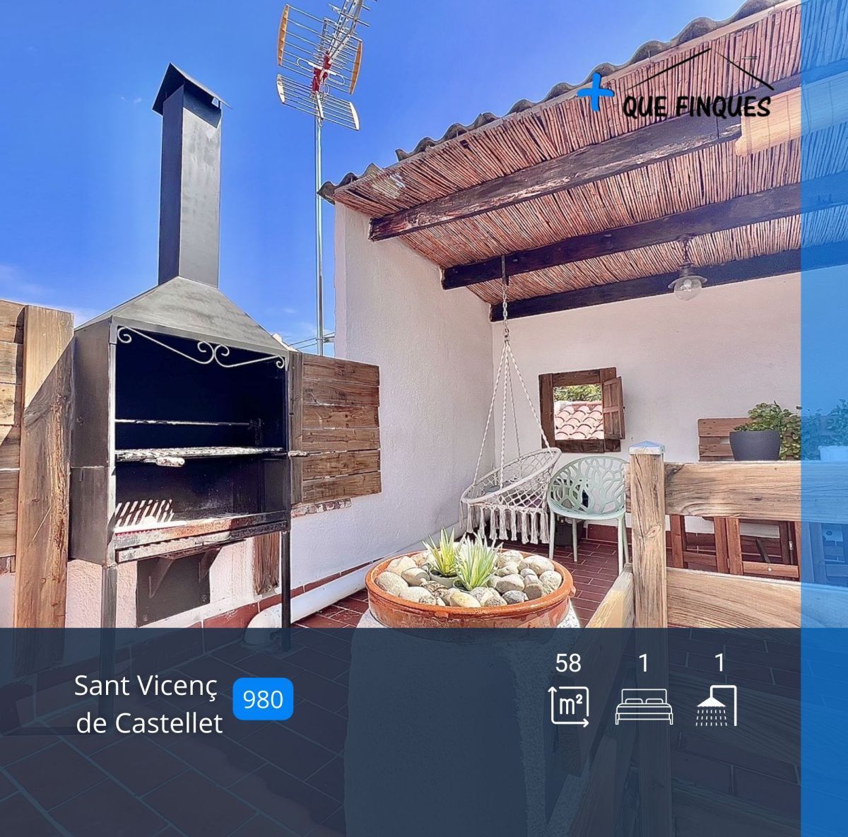 Terrassa de Casa o xalet en venda en Sant Vicenç de Castellet amb Calefacció, Terrassa i Traster