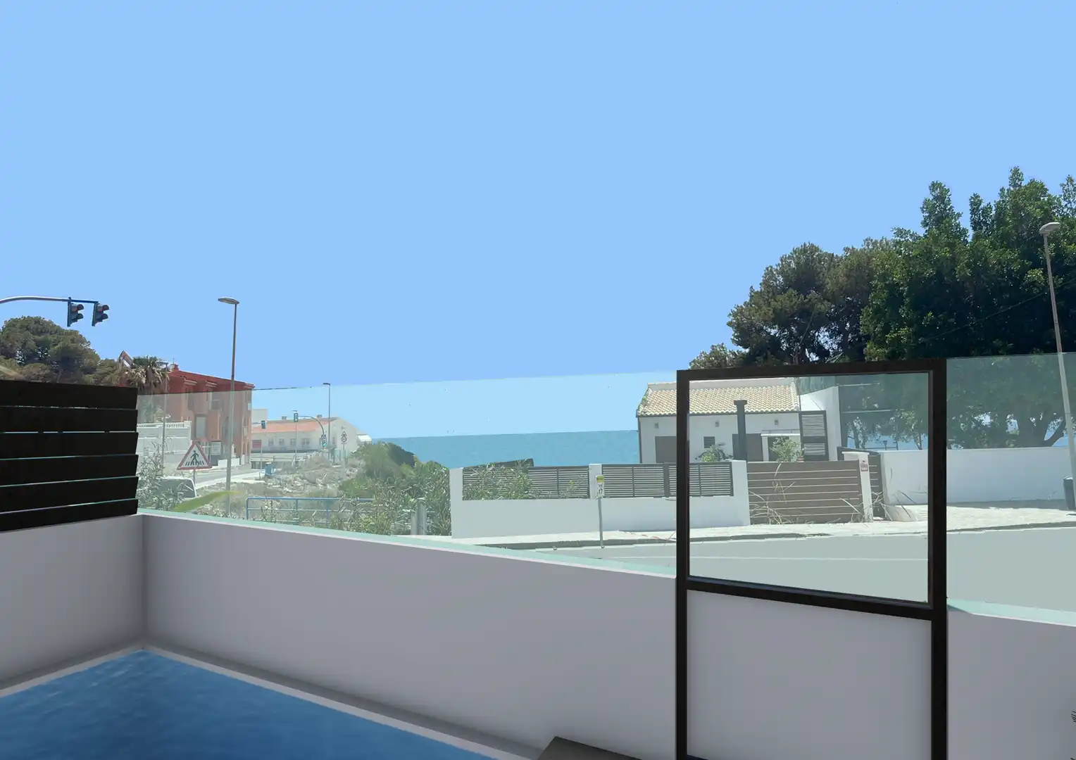 Swimming pool of Houses for sale in Cartagena  with Air Conditioner, Heating and Terrace