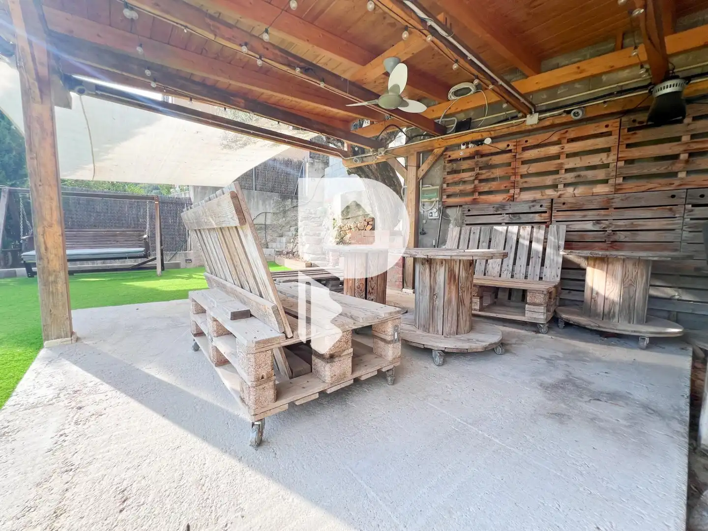 Terraza de Casa o chalet en venta en Vallirana con Aire acondicionado, Calefacción y Jardín privado